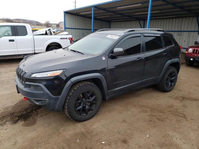 1C4PJMBS6EW186231 - 2014 JEEP CHEROKEE TRAILHAWK BLACK photo 1