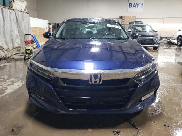 1HGCV2F91KA025519 - 2019 HONDA ACCORD TOURING BLUE photo 5