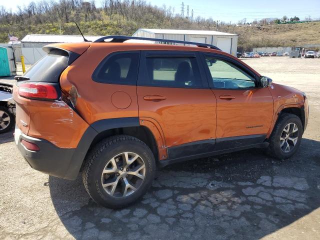 1C4PJMBSXFW604744 - 2015 JEEP CHEROKEE TRAILHAWK ნარინჯისფერი ფოტო 3