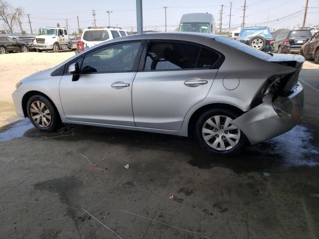 2HGFB2F54CH569051 - 2012 HONDA CIVIC LX SILVER photo 2