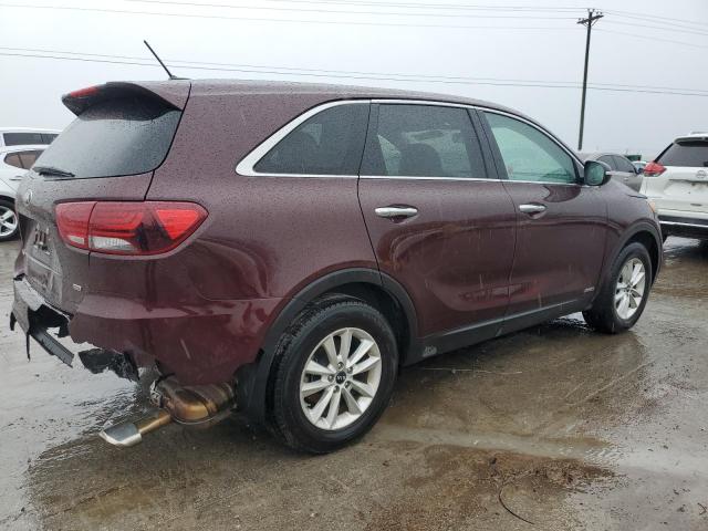 5XYPGDA38KG548027 - 2019 KIA SORENTO L BURGUNDY photo 3