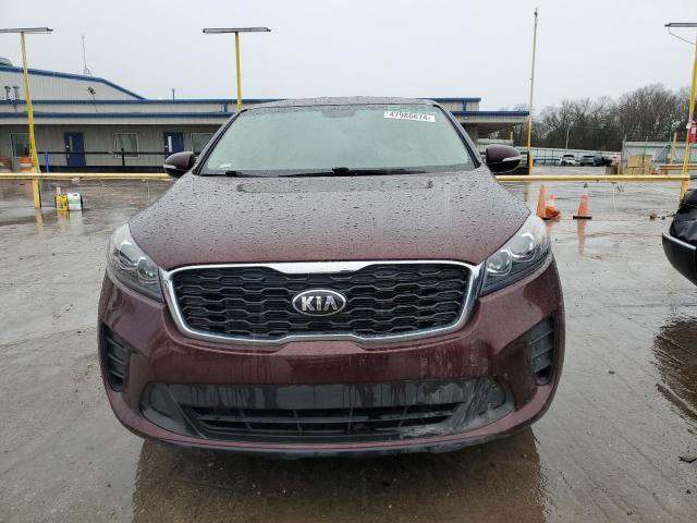 5XYPGDA38KG548027 - 2019 KIA SORENTO L BURGUNDY photo 5