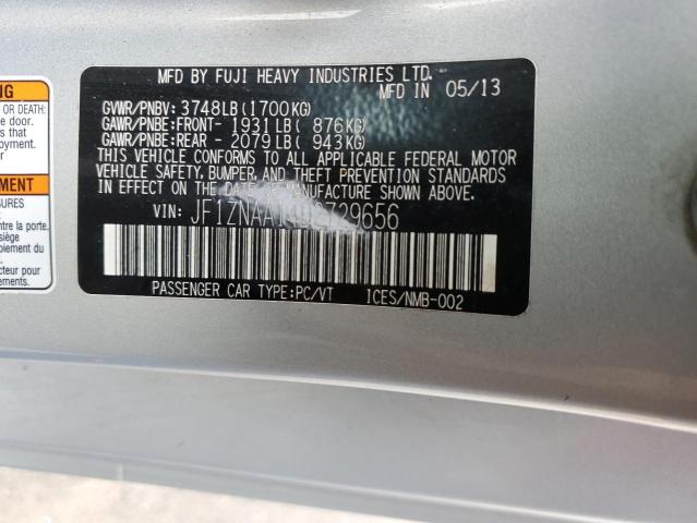 JF1ZNAA14D2729656 - 2013 TOYOTA SCION FR-S 蓝色 照片 12