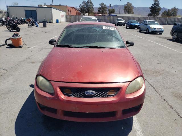 3FAFP11383R161159 - 2003 FORD ESCORT ZX2 RED photo 5