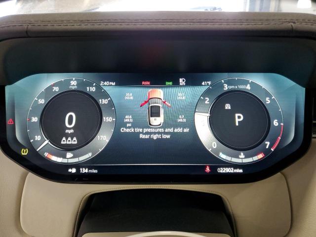 SALKP9E74PA028542 - 2023 LAND ROVER RANGE ROVE SE TAN photo 9