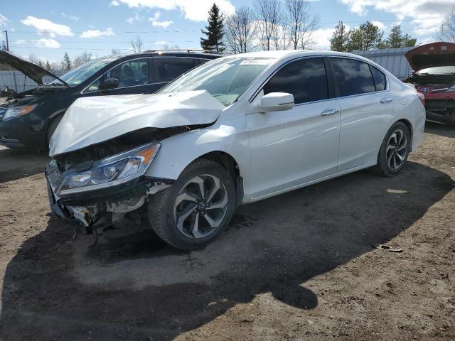 1HGCR2F74HA802643 - 2017 HONDA ACCORD EX WHITE photo 1