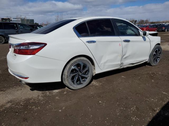 1HGCR2F74HA802643 - 2017 HONDA ACCORD EX WHITE photo 3