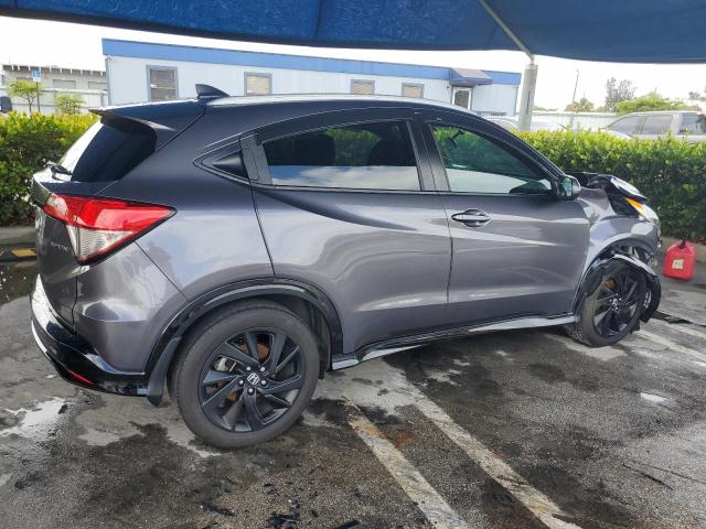 3CZRU5H16MM718347 - 2021 HONDA HR-V SPORT GRAY photo 3