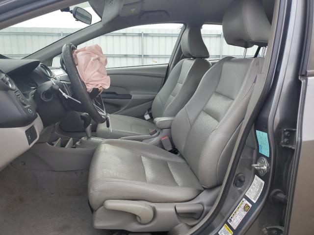 JHMZE2H72BS004823 - 2011 HONDA INSIGHT EX GRAY photo 7