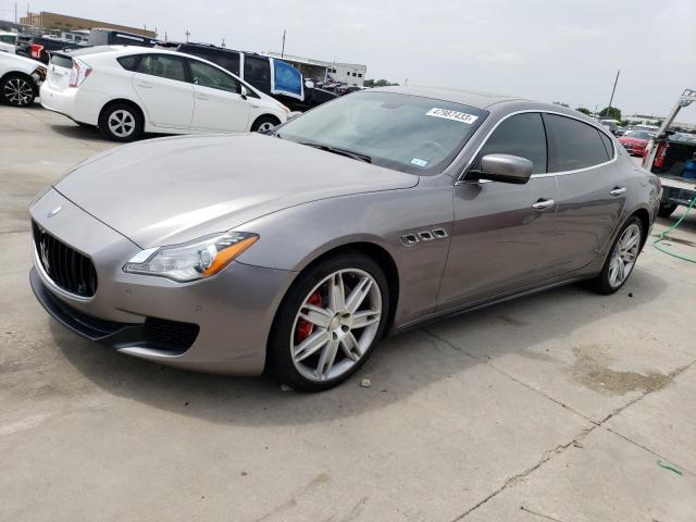 ZAM56RRA5F1135414 - 2015 MASERATI QUATTROPOR S GRAY photo 1