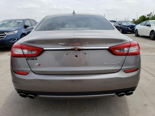 ZAM56RRA5F1135414 - 2015 MASERATI QUATTROPOR S GRAY photo 6