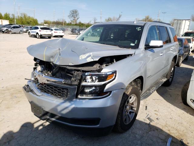 1GNSKBKC5JR201855 - 2018 CHEVROLET TAHOE K1500 LT SILVER photo 1