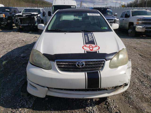 2T1BR32E75C506432 - 2005 TOYOTA COROLLA CE WHITE photo 5