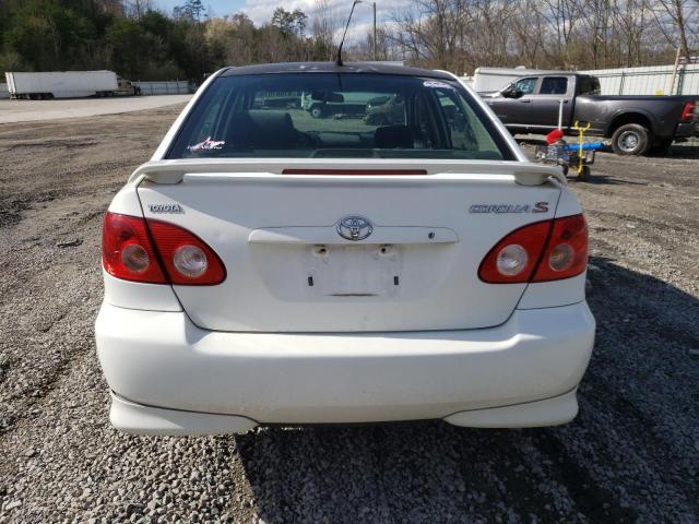 2T1BR32E75C506432 - 2005 TOYOTA COROLLA CE WHITE photo 6