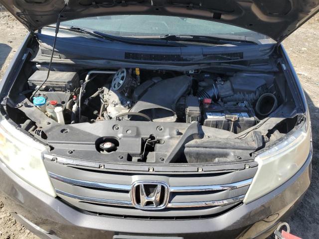 5FNRL5H91DB066725 - 2013 HONDA ODYSSEY TOURING GRAY photo 11