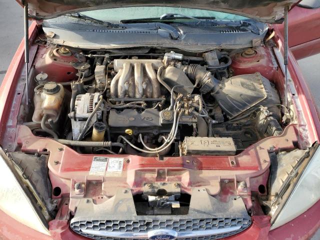 1FAFP52U1YG261665 - 2000 FORD TAURUS LX RED photo 11