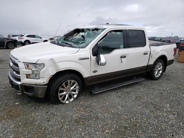 1FTEW1EF2GFA72493 - 2016 FORD F150 SUPERCREW WHITE photo 1