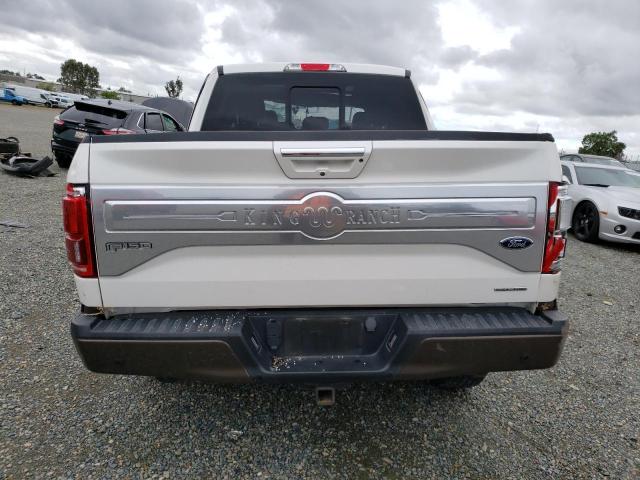 1FTEW1EF2GFA72493 - 2016 FORD F150 SUPERCREW WHITE photo 6