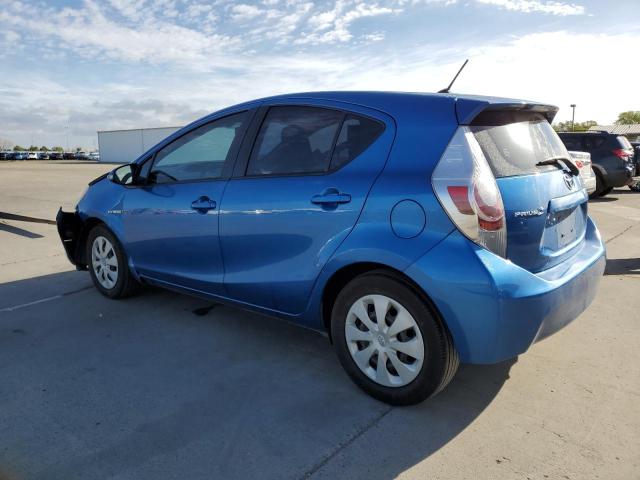 JTDKDTB37D1556070 - 2013 TOYOTA PRIUS C BLUE photo 2