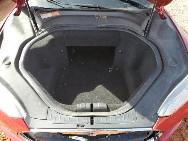 5YJSA1H18EFP32975 - 2014 TESLA MODEL S RED photo 11