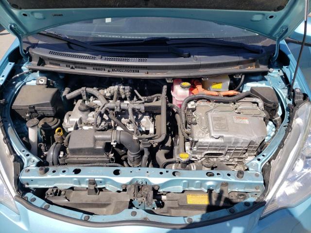 JTDKDTB32E1082207 - 2014 TOYOTA PRIUS C BLUE photo 11