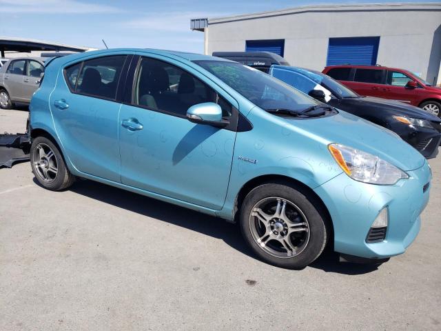 JTDKDTB32E1082207 - 2014 TOYOTA PRIUS C BLUE photo 4