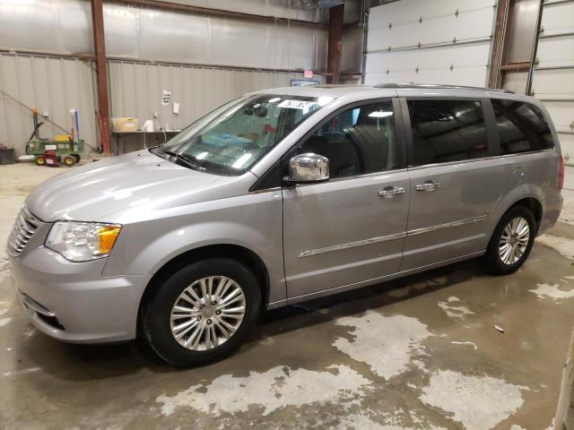 2C4RC1GG3ER348850 - 2014 CHRYSLER TOWN & COU LIMITED GRAY photo 1