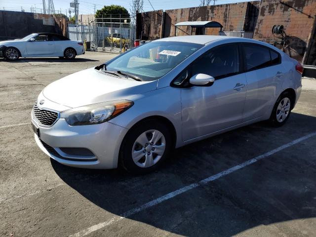 KNAFK4A68G5611936 - 2016 KIA FORTE LX SILVER photo 1