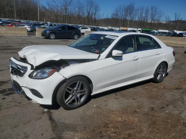 WDDHF8JB1EA937477 - 2014 MERCEDES-BENZ E 350 4MATIC WHITE photo 1