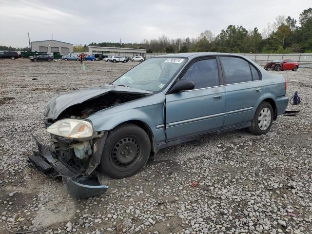 2HGEJ6610YH572782 - 2000 HONDA CIVIC BASE 绿色 照片 1