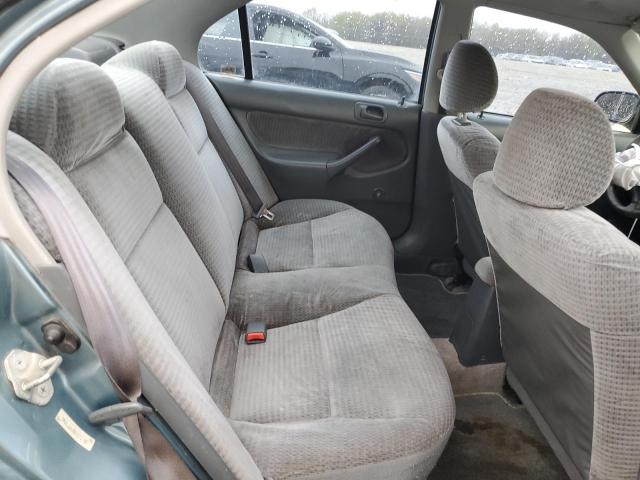 2HGEJ6610YH572782 - 2000 HONDA CIVIC BASE 绿色 照片 10