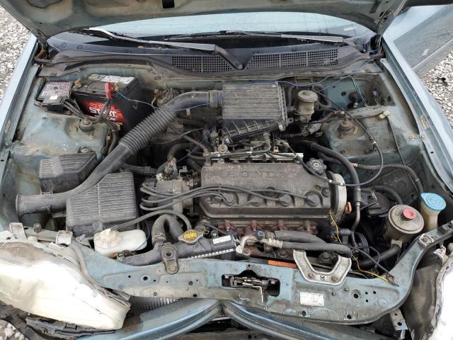 2HGEJ6610YH572782 - 2000 HONDA CIVIC BASE 绿色 照片 11