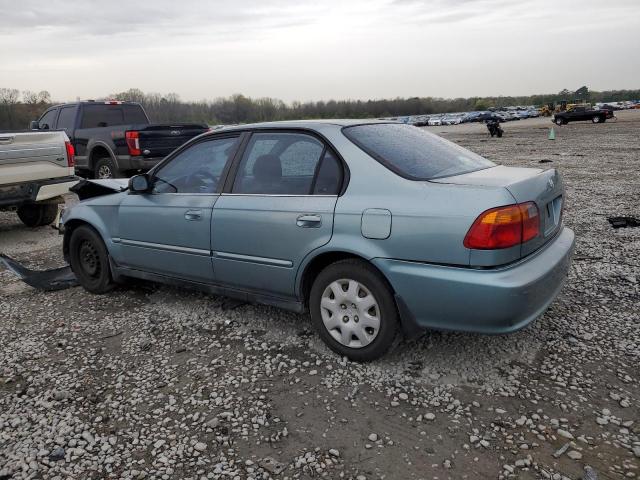 2HGEJ6610YH572782 - 2000 HONDA CIVIC BASE 绿色 照片 2