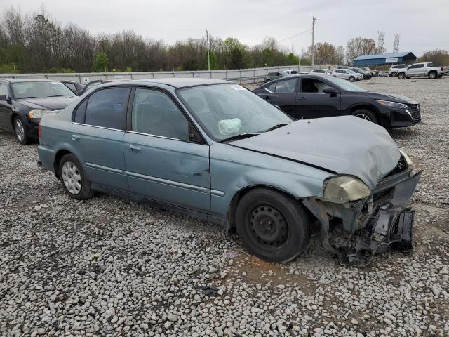 2HGEJ6610YH572782 - 2000 HONDA CIVIC BASE 绿色 照片 4