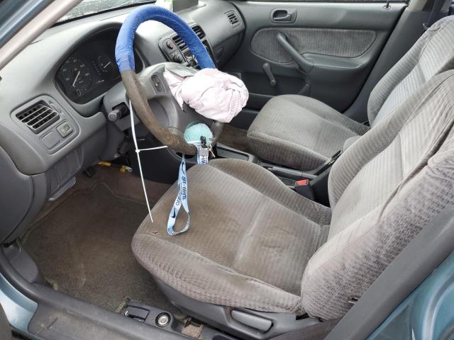 2HGEJ6610YH572782 - 2000 HONDA CIVIC BASE 绿色 照片 7