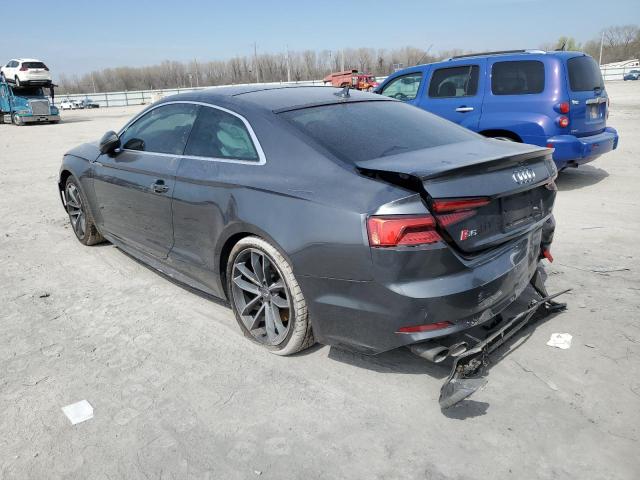 WAUR4AF50JA007303 - 2018 AUDI S5 PRESTIGE GRAY photo 2