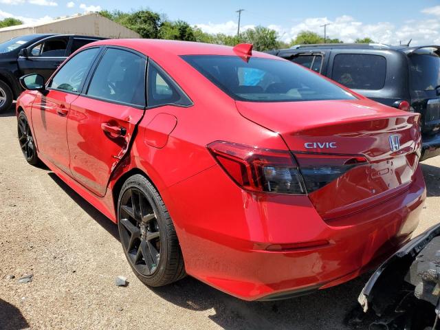 2HGFE2F5XPH524838 - 2023 HONDA CIVIC SPORT RED photo 2