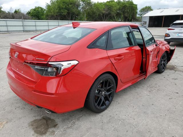 2HGFE2F5XPH524838 - 2023 HONDA CIVIC SPORT 红色 照片 3