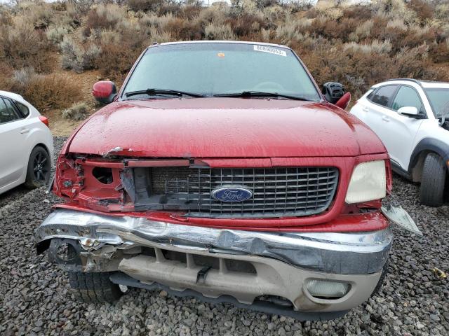 1FMPU18L3YLA41641 - 2000 FORD EXPEDITION EDDIE BAUER RED photo 5