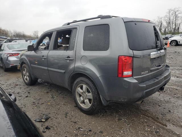 5FNYF4H74BB044310 - 2011 HONDA PILOT EXLN GRAY photo 2