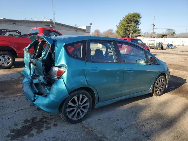 JHMGE8G5XDC050763 - 2013 HONDA FIT SPORT BLUE photo 3