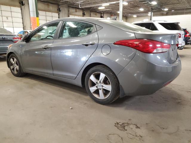 5NPDH4AEXDH420577 - 2013 HYUNDAI ELANTRA GLS GRAY photo 2