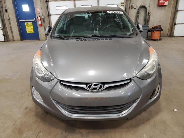 5NPDH4AEXDH420577 - 2013 HYUNDAI ELANTRA GLS GRAY photo 5