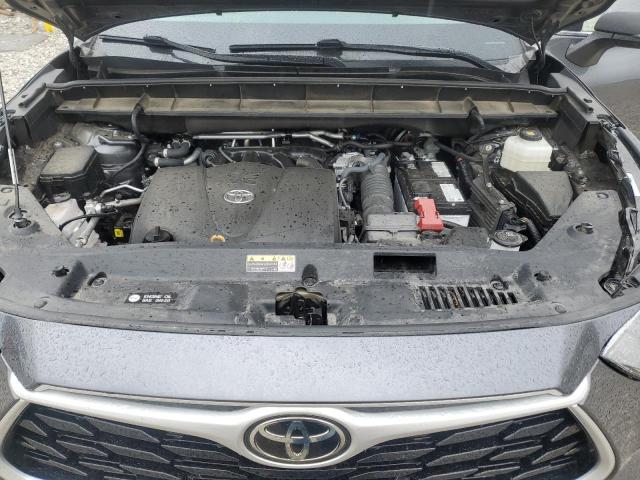 5TDGZRBH8NS586012 - 2022 TOYOTA HIGHLANDER XLE GRAY photo 12