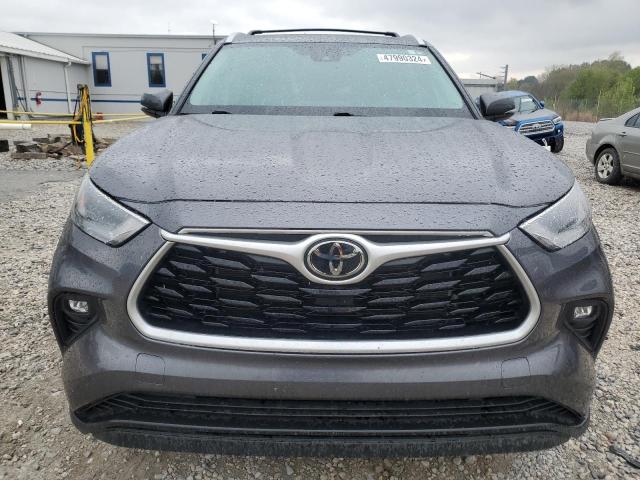 5TDGZRBH8NS586012 - 2022 TOYOTA HIGHLANDER XLE GRAY photo 5