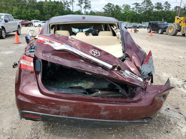 4T1BK1EB2EU115357 - 2014 TOYOTA AVALON BASE MAROON photo 6