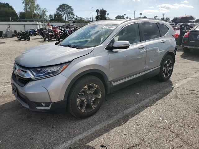 7FARW2H92KE018013 - 2019 HONDA CR-V TOURING SILVER photo 1