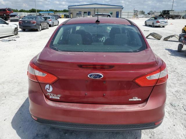 1FADP3F2XEL115417 - 2014 FORD FOCUS SE RED photo 6