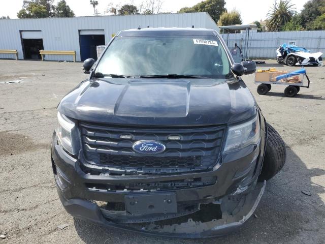 1FM5K8AR6HGD26542 - 2017 FORD EXPLORER POLICE INTERCEPTOR BLACK photo 5