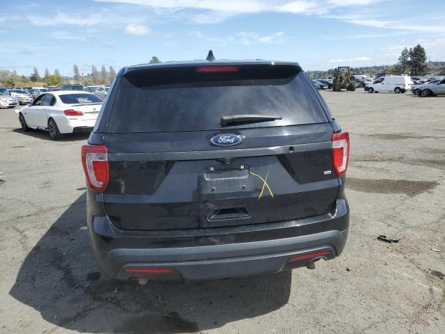 1FM5K8AR6HGD26542 - 2017 FORD EXPLORER POLICE INTERCEPTOR BLACK photo 6